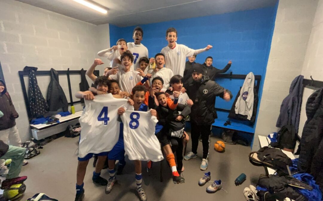 Quatrième victoire de suite des U14…..